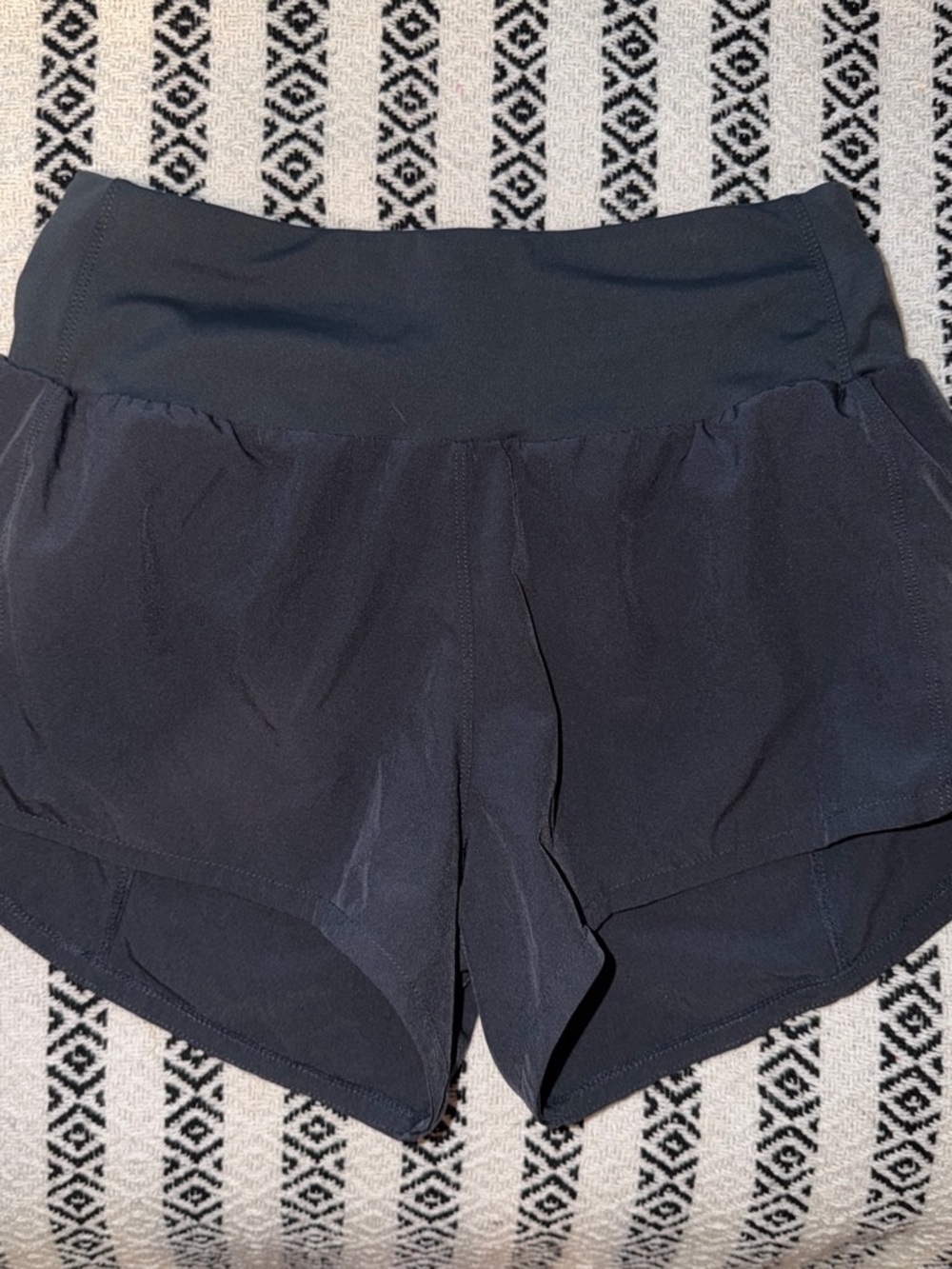 Women’s High-Waist Black Active Shorts